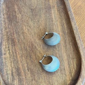 Chunky Earrings 925 Sterling Silver